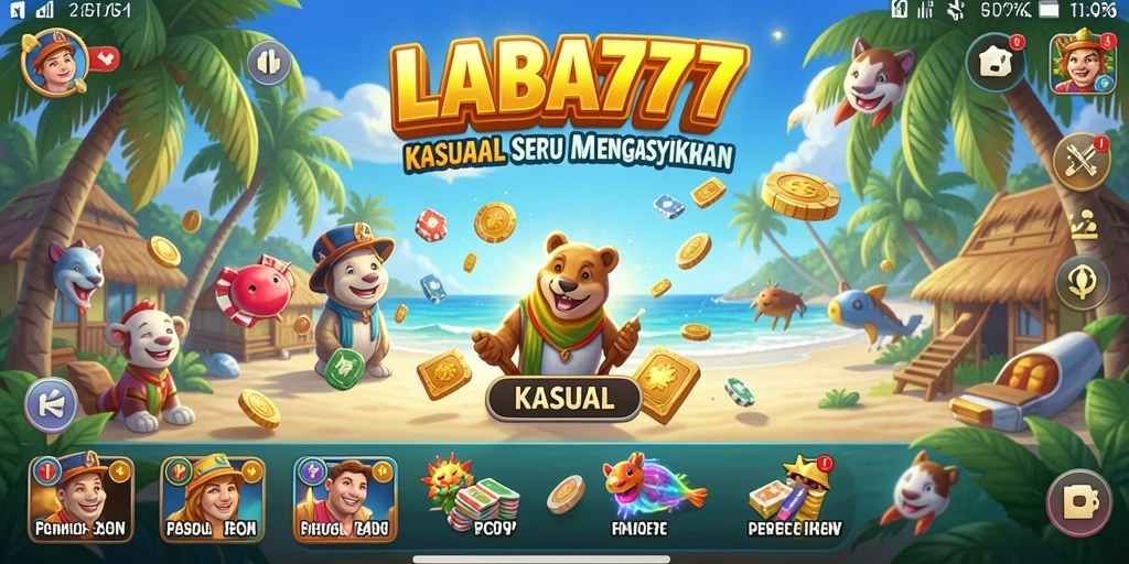 Tampilan antarmuka LABA777 yang cerah dan menarik.