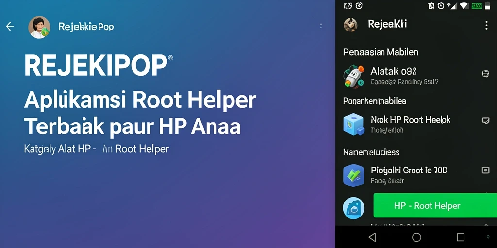 Antarmuka pengguna REJEKIPOP yang intuitif dan ramah.
