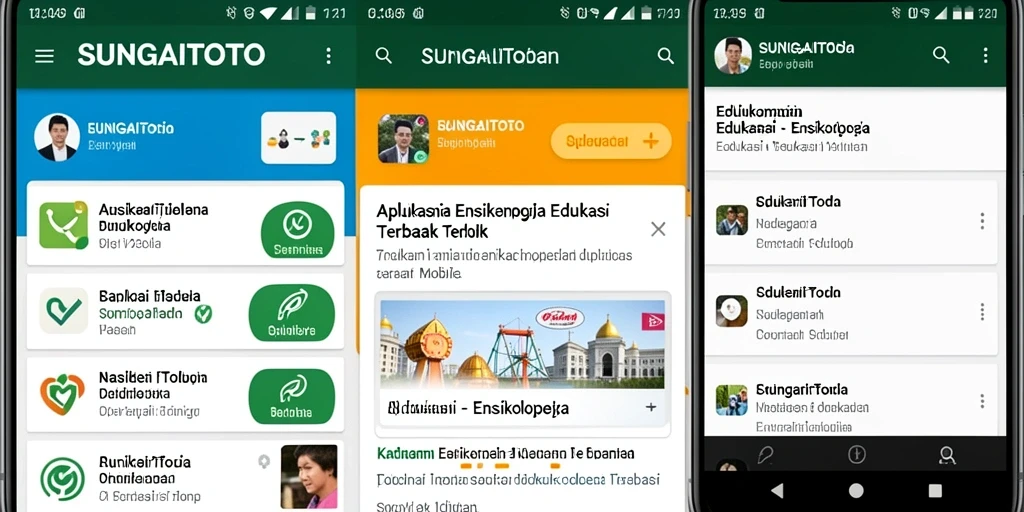 Tampilan antarmuka SUNGAITOTO yang modern dan intuitif.